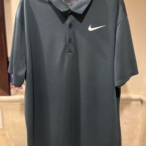 (2) Nike Men's Charcoal Polo Shirt
